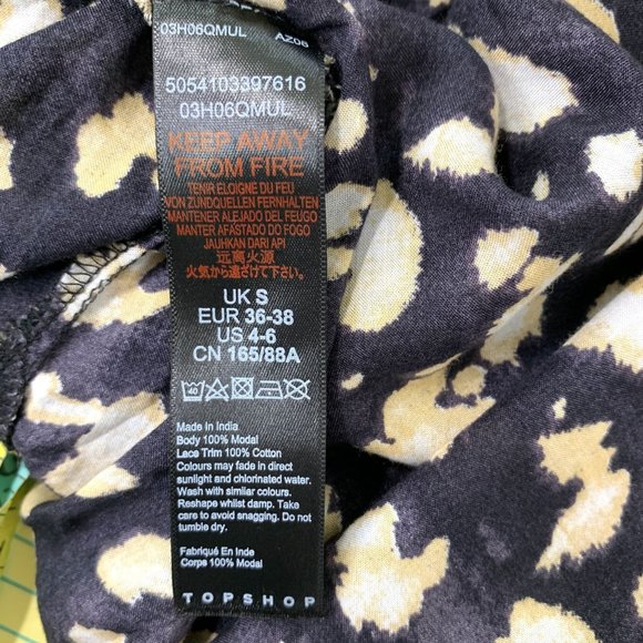 TOPSHOP Patterned Beach Maxi Dress In Multi Sz 4-6 - Picture 10 of 10